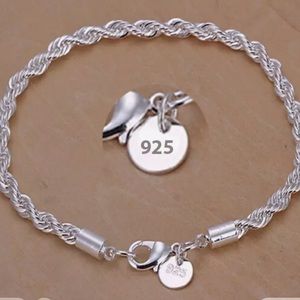 31. NEW High quality 925 Sterling Silver Bracelet